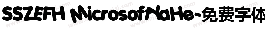 SSZEFH MicrosoftYaHe字体转换